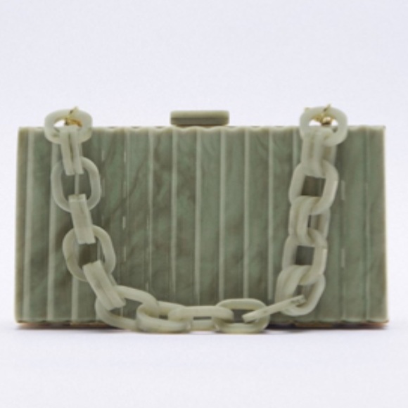 Zara chain box bag
